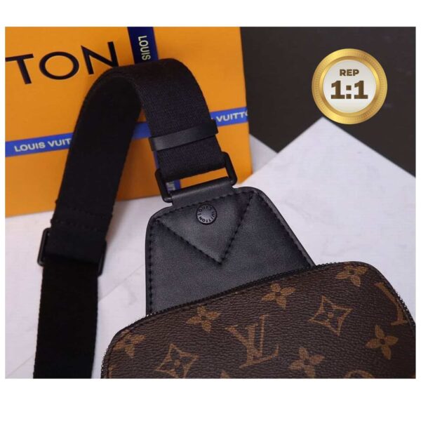 1:1 Replica Louis Vuitton Avenue Sling Bag Brown For Men 12.2in/31cm