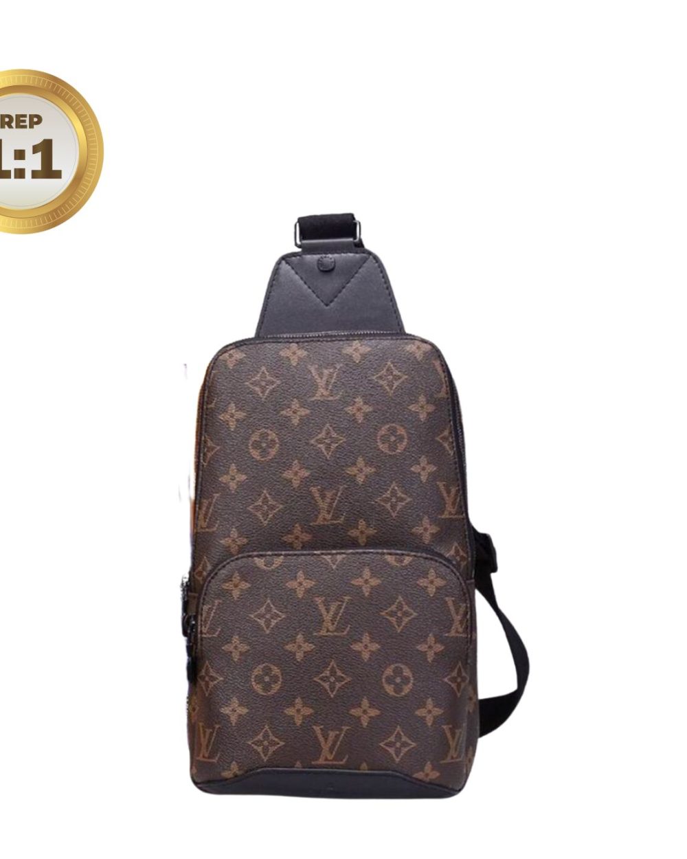 1:1 Replica Louis Vuitton Avenue Sling Bag Brown For Men 12.2in/31cm