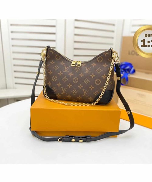 1:1 Replica Louis Vuitton Boulogne Monogram Canvas Brown For Women 11.4in/29cm LV M45831
