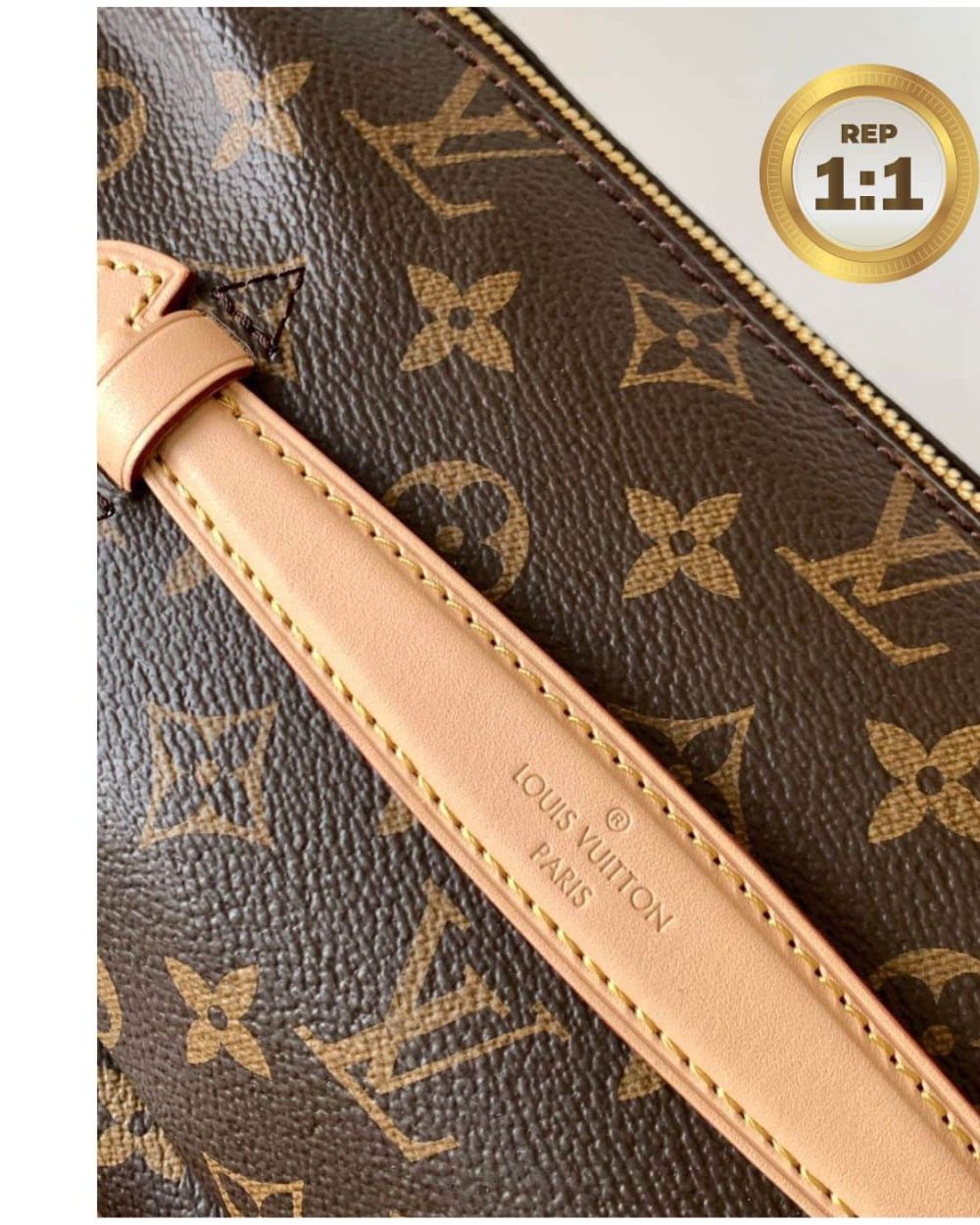 1:1 Replica Louis Vuitton Bumbag Monogram Canvas Brown For Women 14.5in/37cm M43644