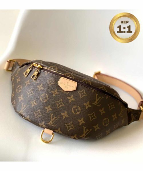 1:1 Replica Louis Vuitton Bumbag Monogram Canvas Brown For Women 14.5in/37cm M43644
