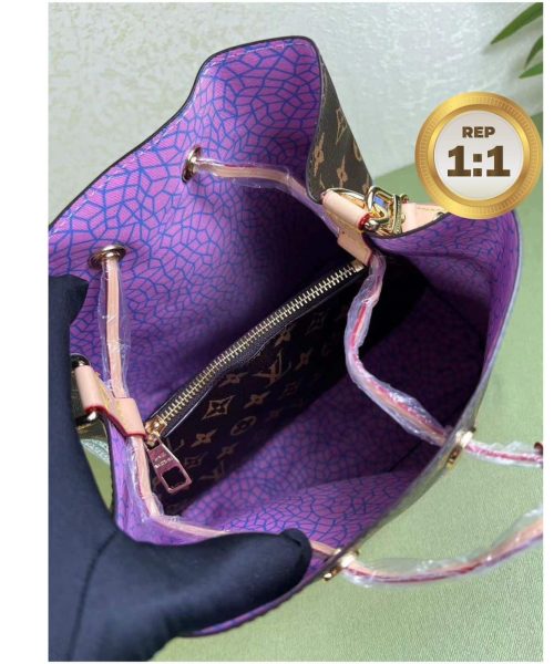 1:1 Replica Louis Vuitton LV x YK Neonoe MM Brown For Women 10.2in/26 cm M46473