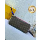 1:1 Replica Louis Vuitton LV x YK Neverfull MM Bag Brown For Women 12.2in/31cm M46468