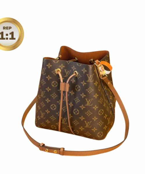 1:1 Replica Louis Vuitton NeoNoe MM Brown For Women 26cm / 10.2in M44887