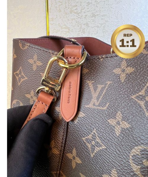 1:1 Replica Louis Vuitton NeoNoe MM Brown For Women 26cm / 10.2in M44887