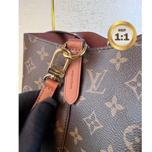 1:1 Replica Louis Vuitton NeoNoe MM Brown For Women 26cm / 10.2in M44887