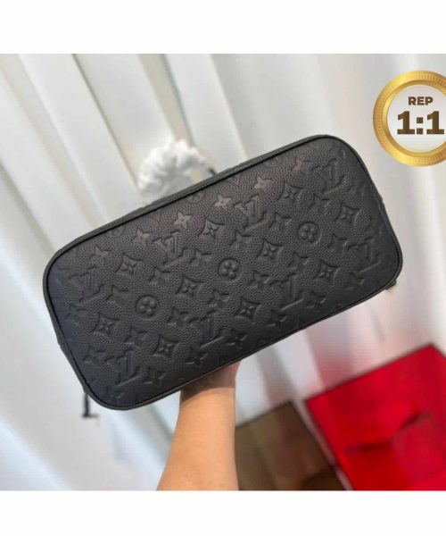 1:1 Replica Louis Vuitton Neverfull MM Tote Bag Black For Women 12.2in/31cm M45685