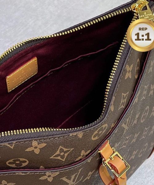 1:1 Replica Louis Vuitton Odeon PM Monogram Canvas Brown For Women 11in/28cm LV M45354