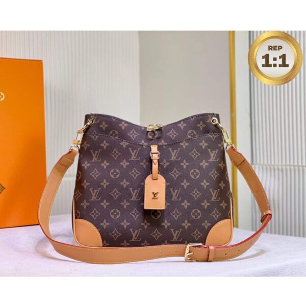 1:1 Replica Louis Vuitton Odeon PM Monogram Canvas Brown For Women 11in/28cm LV M45354