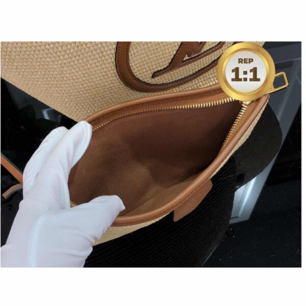 1:1 Replica Louis Vuitton Saint Jacques Raffia Brown For Women 22.4in/57cm LV M59963