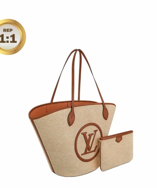 1:1 Replica Louis Vuitton Saint Jacques Raffia Brown For Women 22.4in/57cm LV M59963