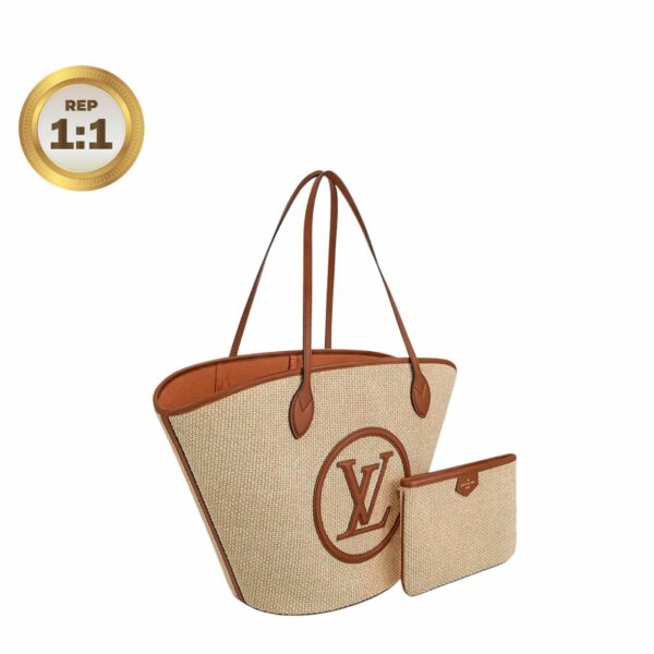 1:1 Replica Louis Vuitton Saint Jacques Raffia Brown For Women 22.4in/57cm LV M59963