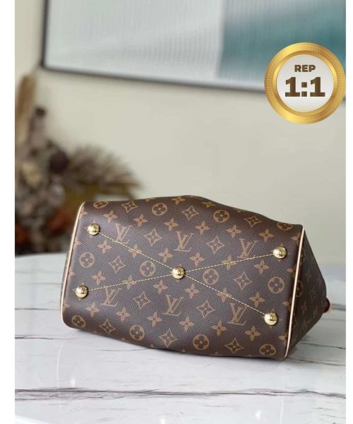 1:1 Replica Louis Vuitton Tivoli PM Bag Monogram Canvas Brown 14.2in/36cm For Women LV M40143