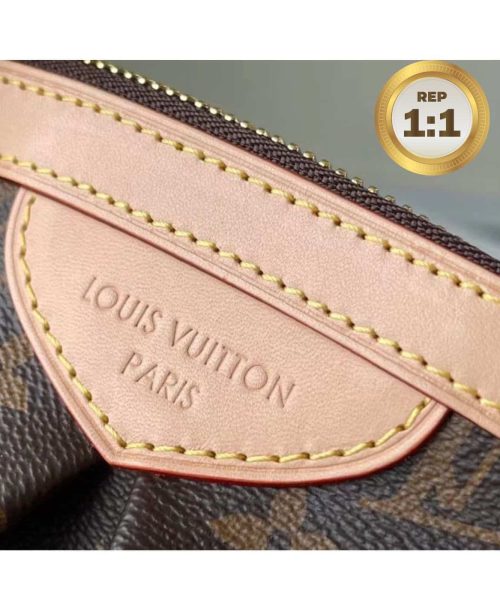 1:1 Replica Louis Vuitton Tivoli PM Bag Monogram Canvas Brown 14.2in/36cm For Women LV M40143