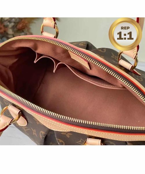 1:1 Replica Louis Vuitton Tivoli PM Bag Monogram Canvas Brown 14.2in/36cm For Women LV M40143