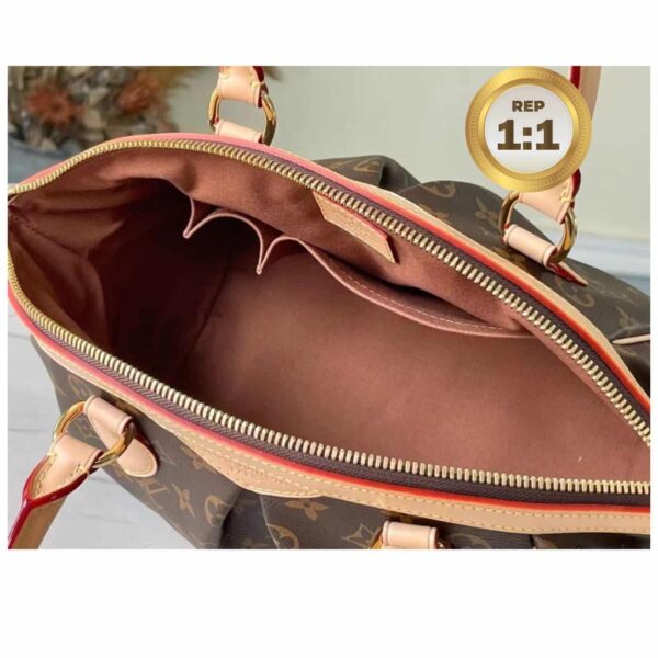 1:1 Replica Louis Vuitton Tivoli PM Bag Monogram Canvas Brown 14.2in/36cm For Women LV M40143