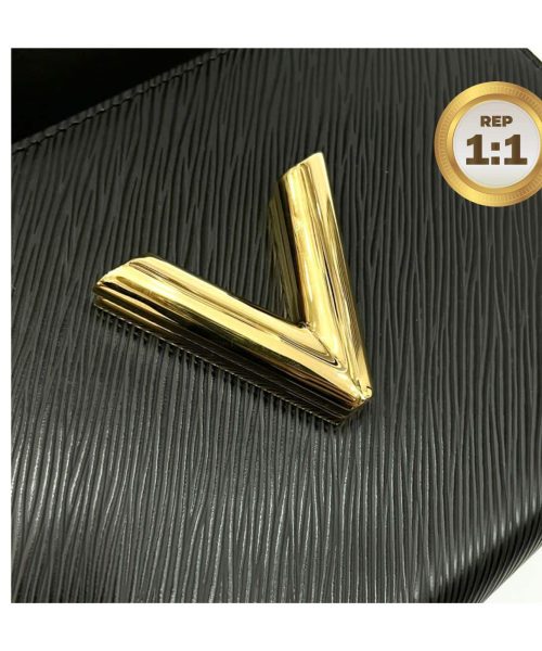 1:1 Replica Louis Vuitton Twist MM Epi Black For Women 9.4in/23cm
