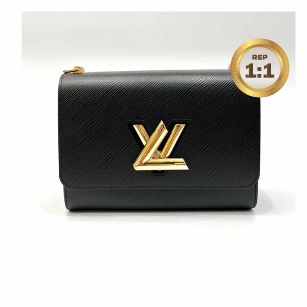1:1 Replica Louis Vuitton Twist MM Epi Black For Women 9.4in/23cm
