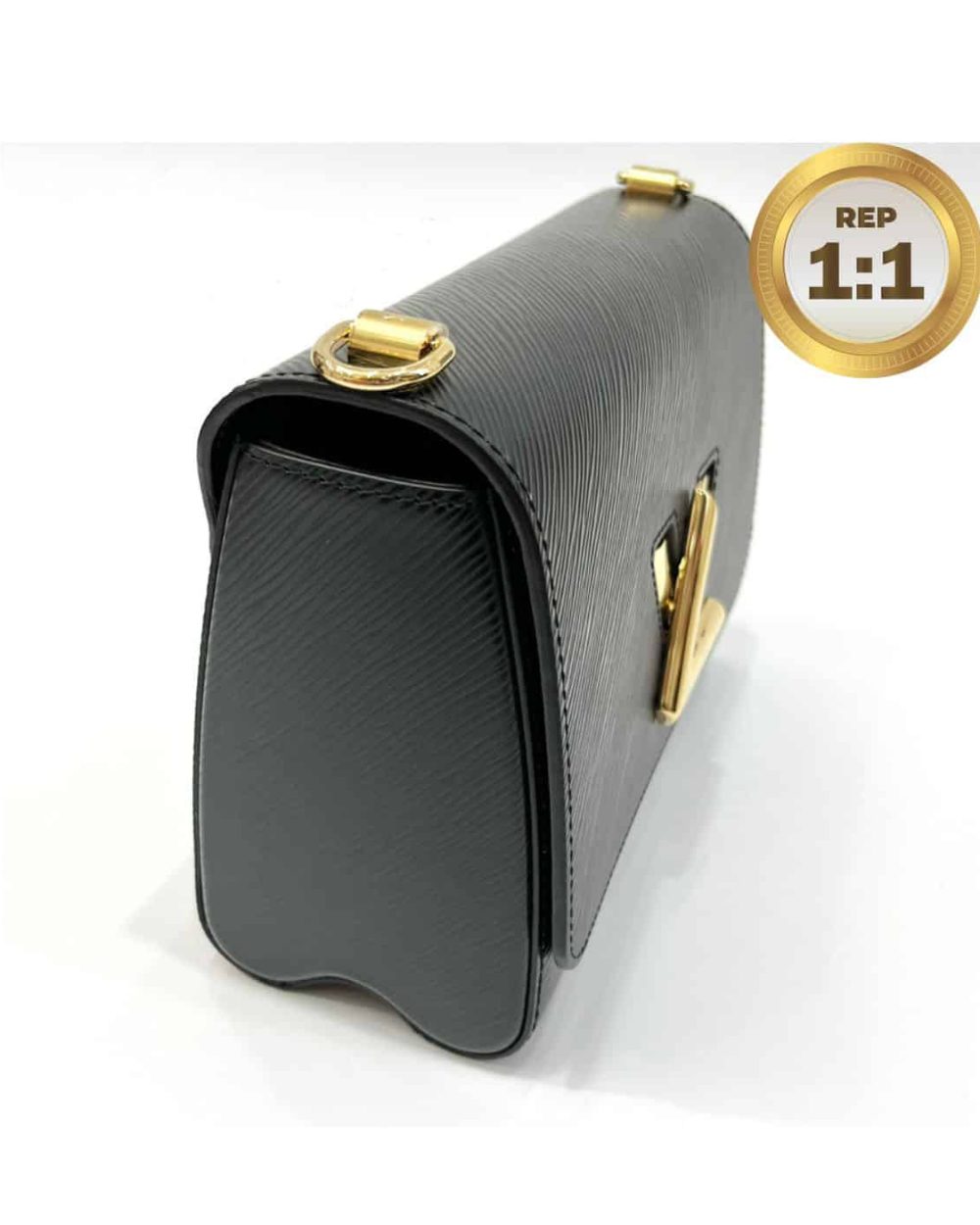 1:1 Replica Louis Vuitton Twist MM Epi Black For Women 9.4in/23cm