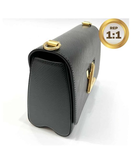 1:1 Replica Louis Vuitton Twist MM Epi Black For Women 9.4in/23cm