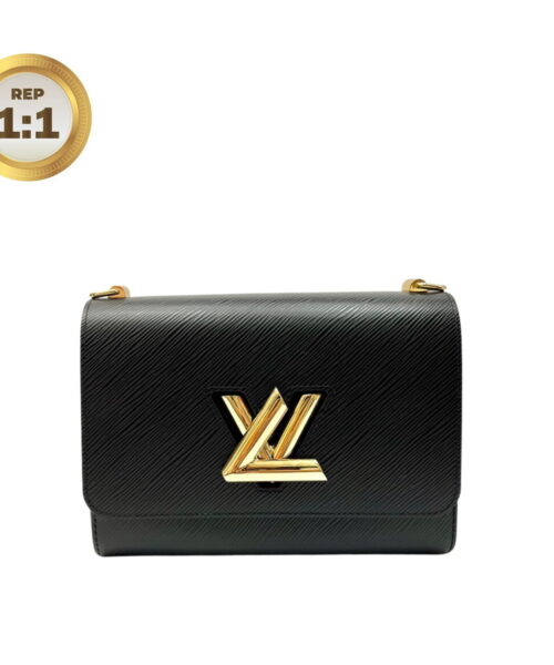 1:1 Replica Louis Vuitton Twist MM Epi Black For Women 9.4in/23cm