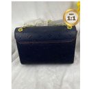 1:1 Replica Louis Vuitton Vavin MM Monogram Empreinte Navy Blue For Women 9.8in/25cm LV M43925