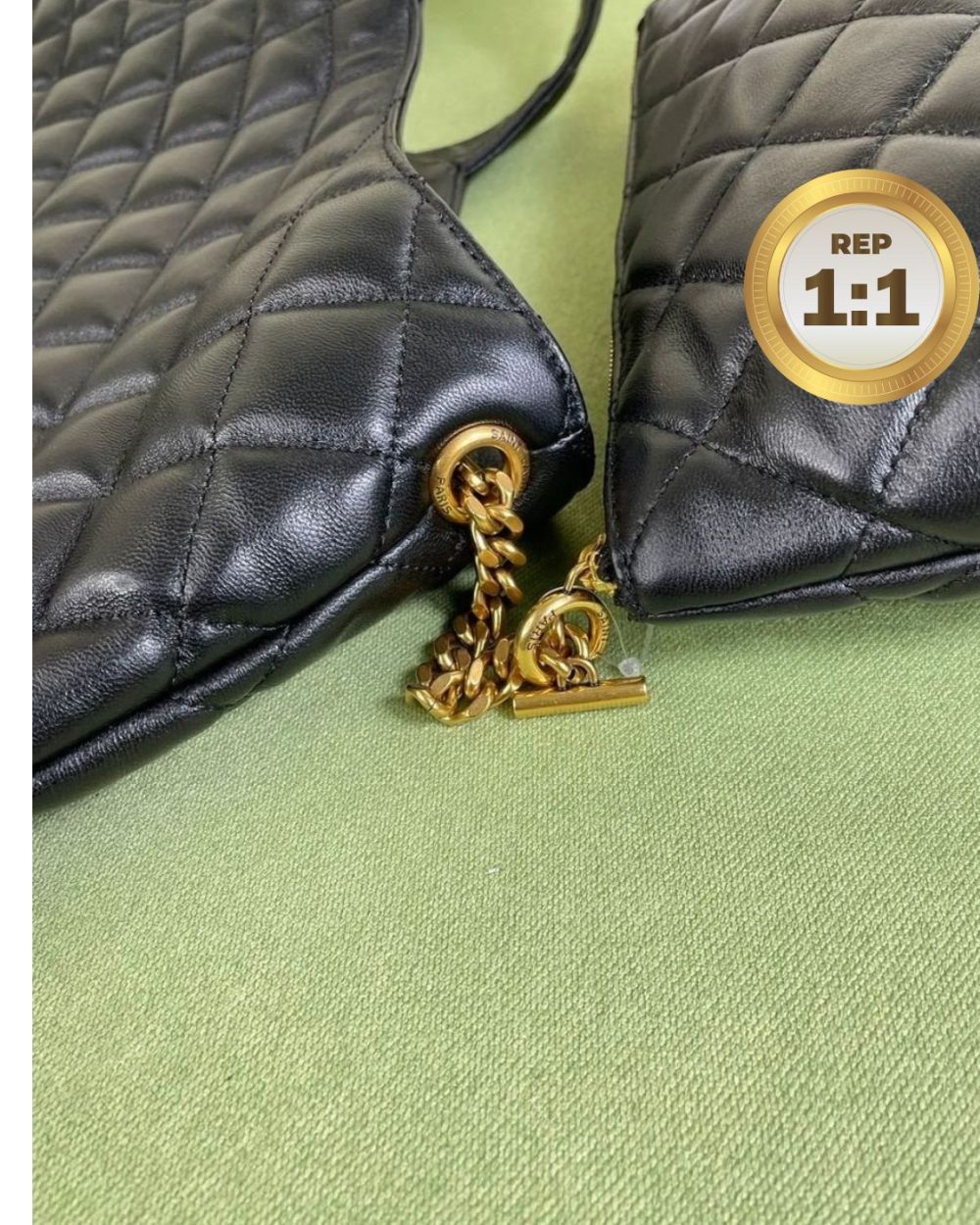 1:1 Replica Saint Laurent Icare Maxi Shopping Bag Black For Women 16.9in/43cm 698651AAANG1000