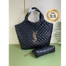 1:1 Replica Saint Laurent Icare Maxi Shopping Bag Black For Women 16.9in/43cm 698651AAANG1000