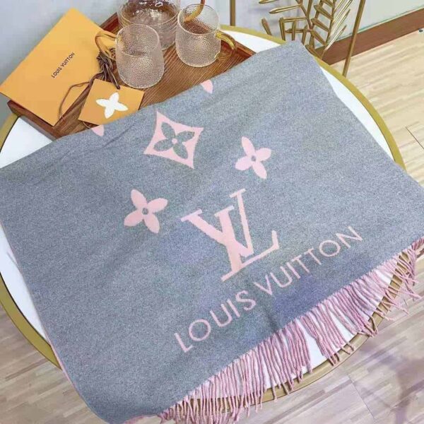 Reykjavik Scarf Light Grey And Pink For Women 