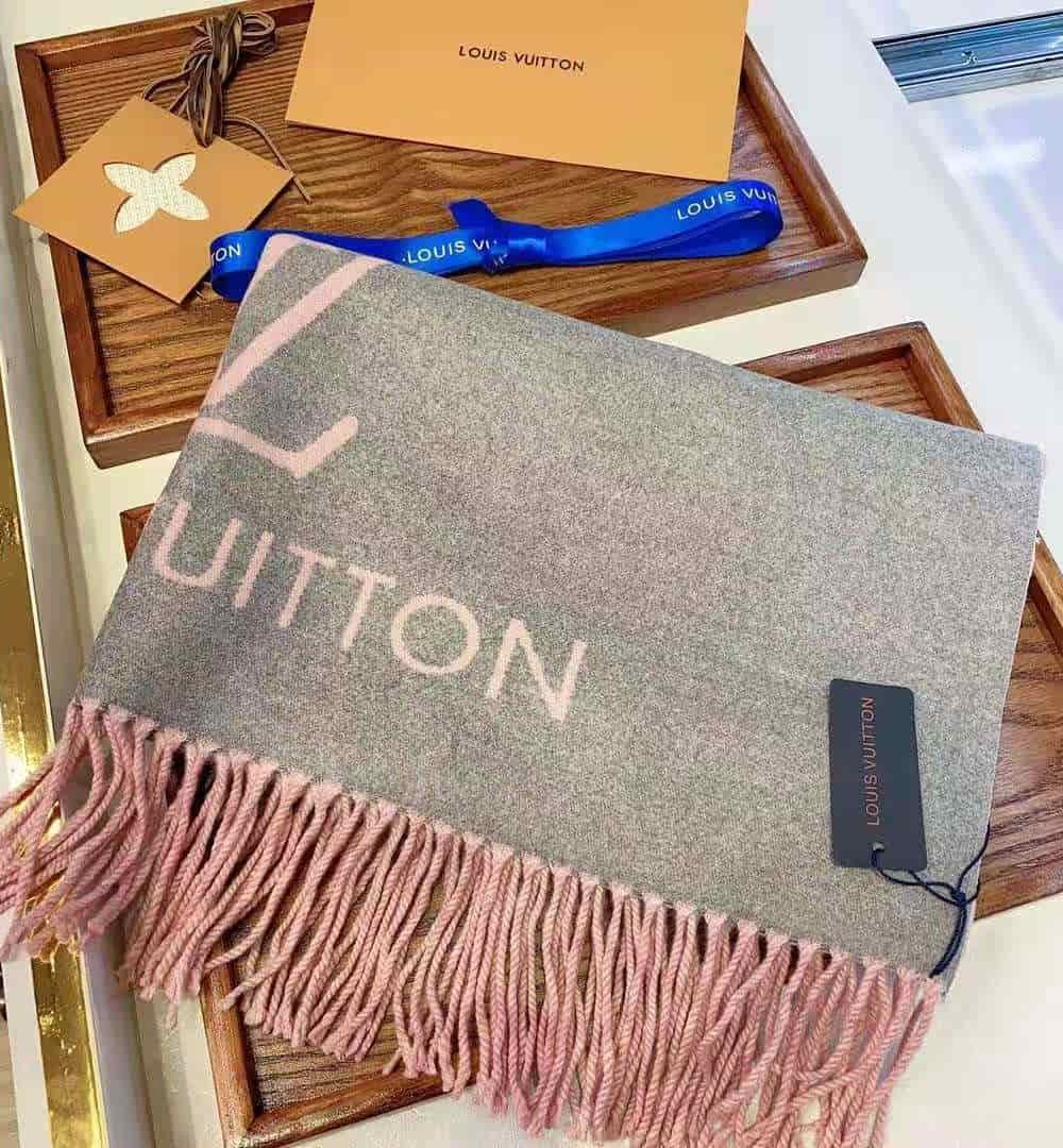 Reykjavik Scarf Light Grey And Pink For Women