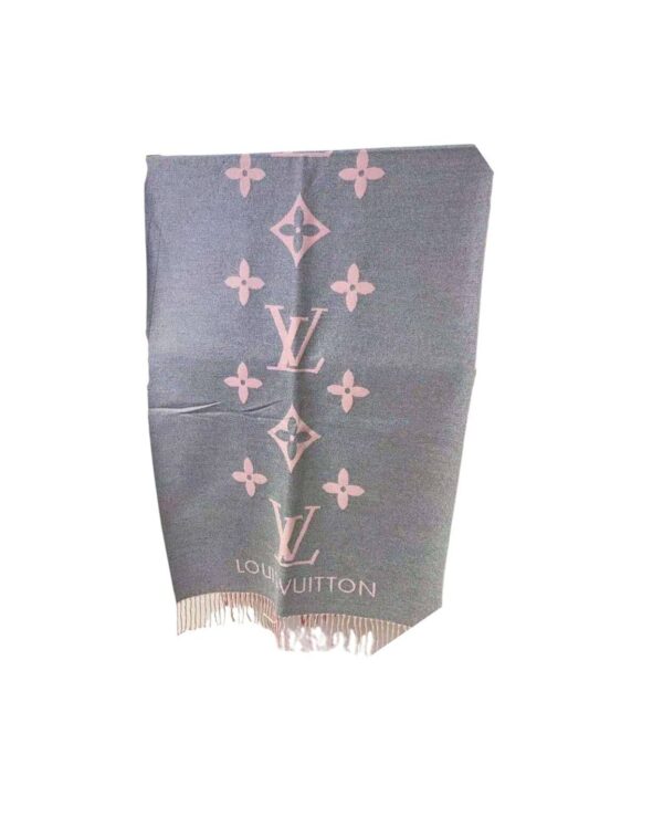 Reykjavik Scarf Light Grey And Pink For Women 