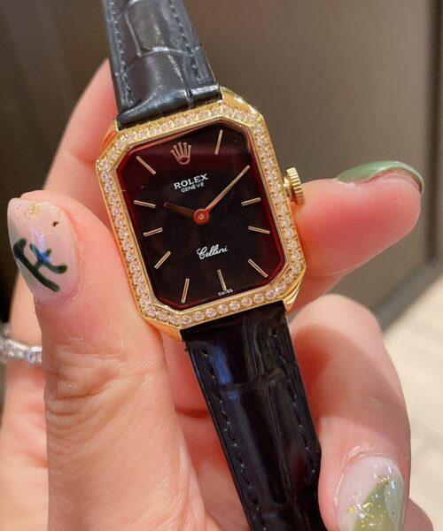 Rolex Cellini 24mm Gold Toned For Women
