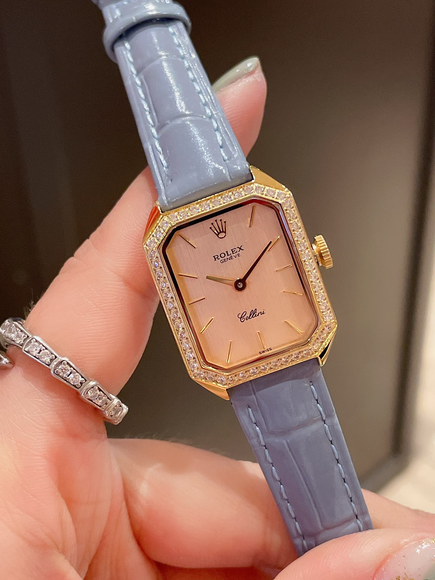 Rolex Cellini 24mm Gold Toned For Women