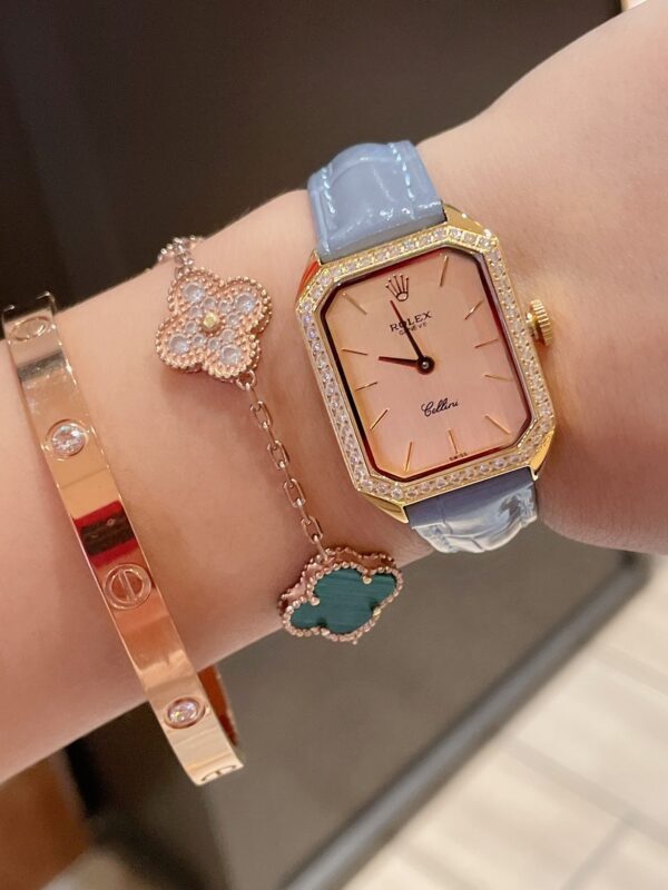Rolex Cellini 24mm Gold Toned For Women