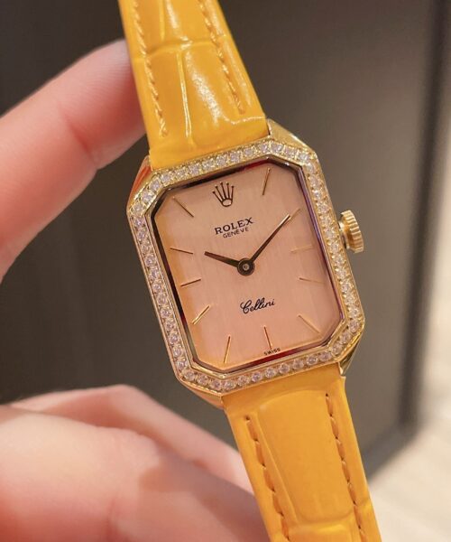 Rolex Cellini 24mm Gold Toned For Women