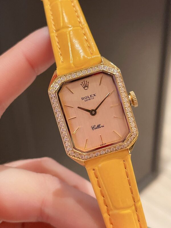 Rolex Cellini 24mm Gold Toned For Women