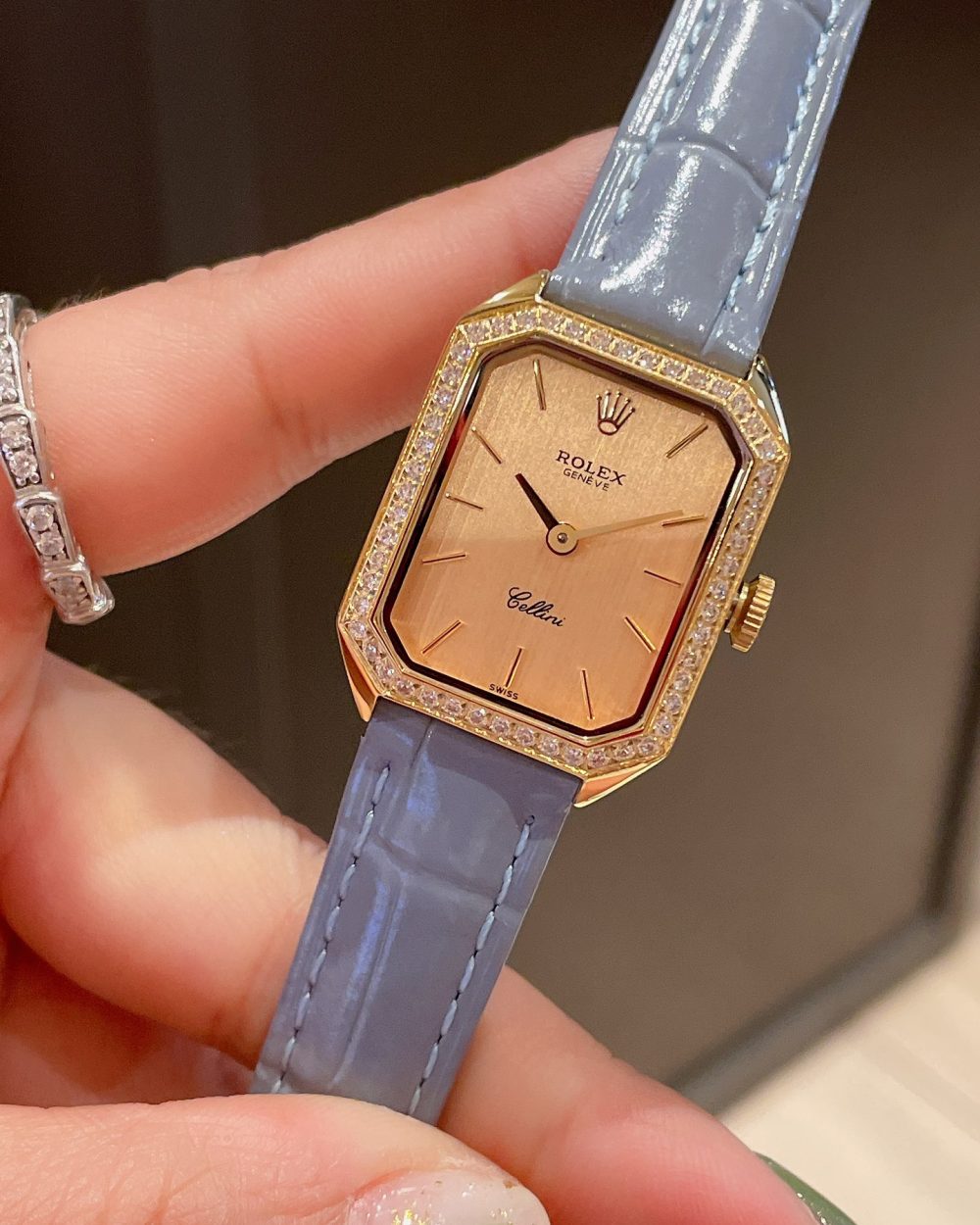 Rolex Cellini 24mm Gold Toned For Women