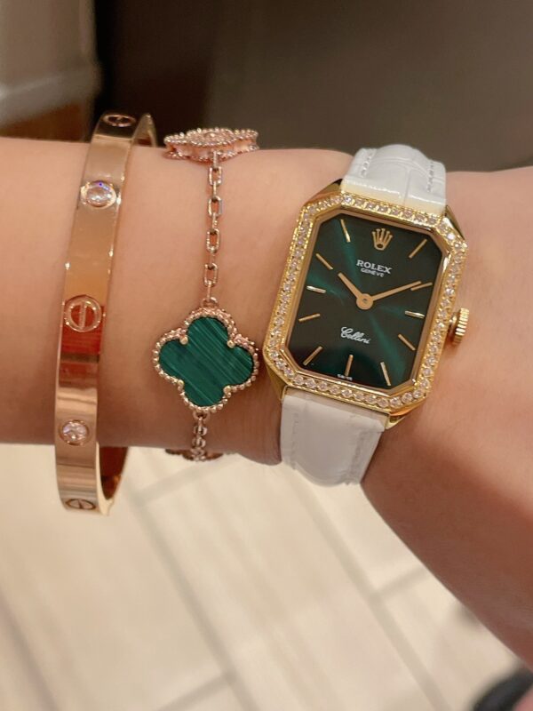 Rolex Cellini 24mm Gold Toned For Women