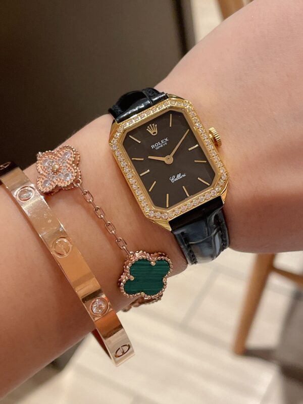 Rolex Cellini 24mm Gold Toned For Women