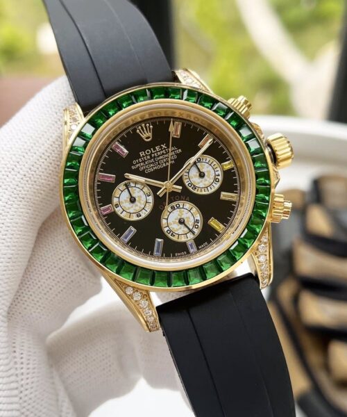 Rolex Cosmograph Daytona 40mm Gold Toned Beaded For Men