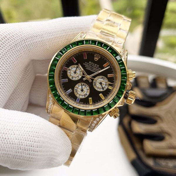 Rolex Cosmograph Daytona 40mm Gold Toned Beaded For Men