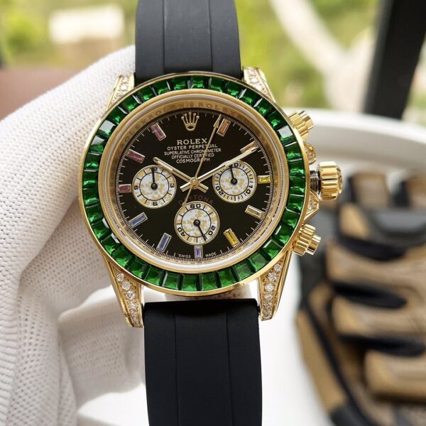 Rolex Cosmograph Daytona 40mm Gold Toned Beaded For Men