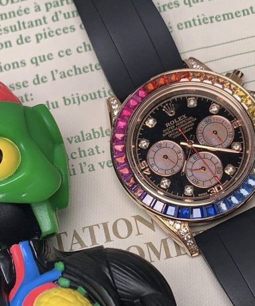 Rolex Cosmograph Daytona 40mm Rose Gold Toned Beaded For Men