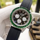 Rolex Cosmograph Daytona 40mm Silver Toned Beaded For Men