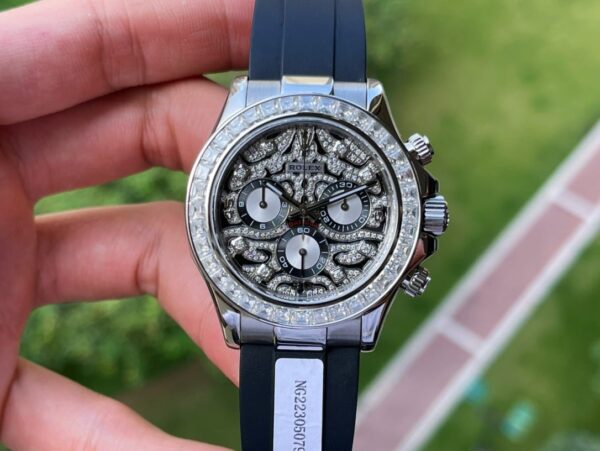 Rolex Cosmograph Daytona 40mm Silver Toned For Men