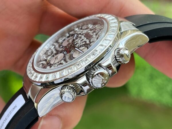 Rolex Cosmograph Daytona 40mm Silver Toned For Men