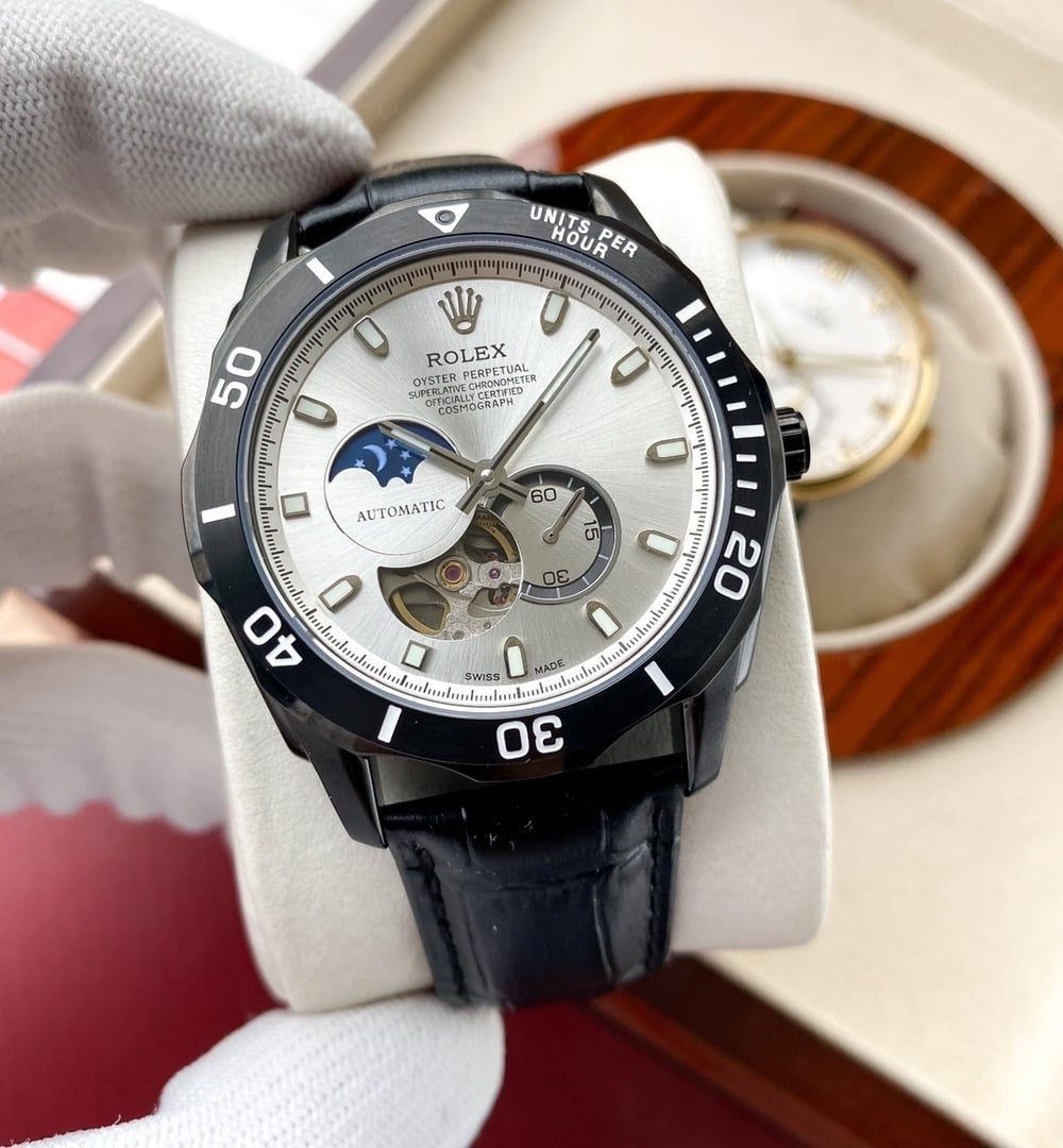 Rolex Cosmograph Daytona 42 For Men Black Metal Toned