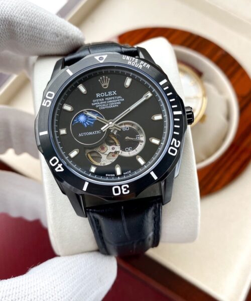 Rolex Cosmograph Daytona 42 For Men Black Metal Toned