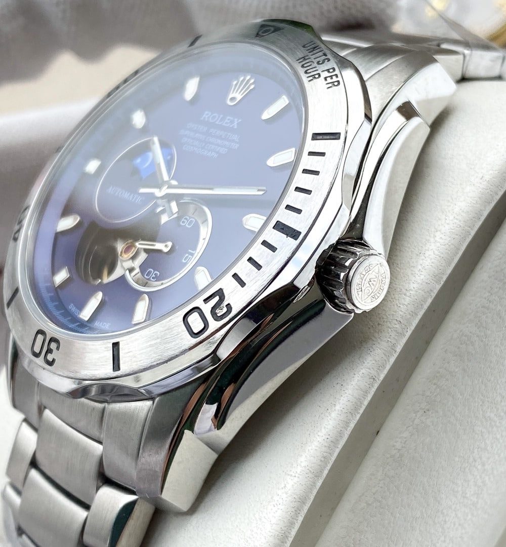 Rolex Cosmograph Daytona 42 For Men Silver Toned