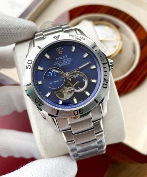 Rolex Cosmograph Daytona 42 For Men Silver Toned